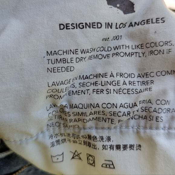 AG Adriano Goldschmied AG-ed Saige Wide Leg Crop Jeans High-Rise Fit Size 24 - Picture 11 of 12